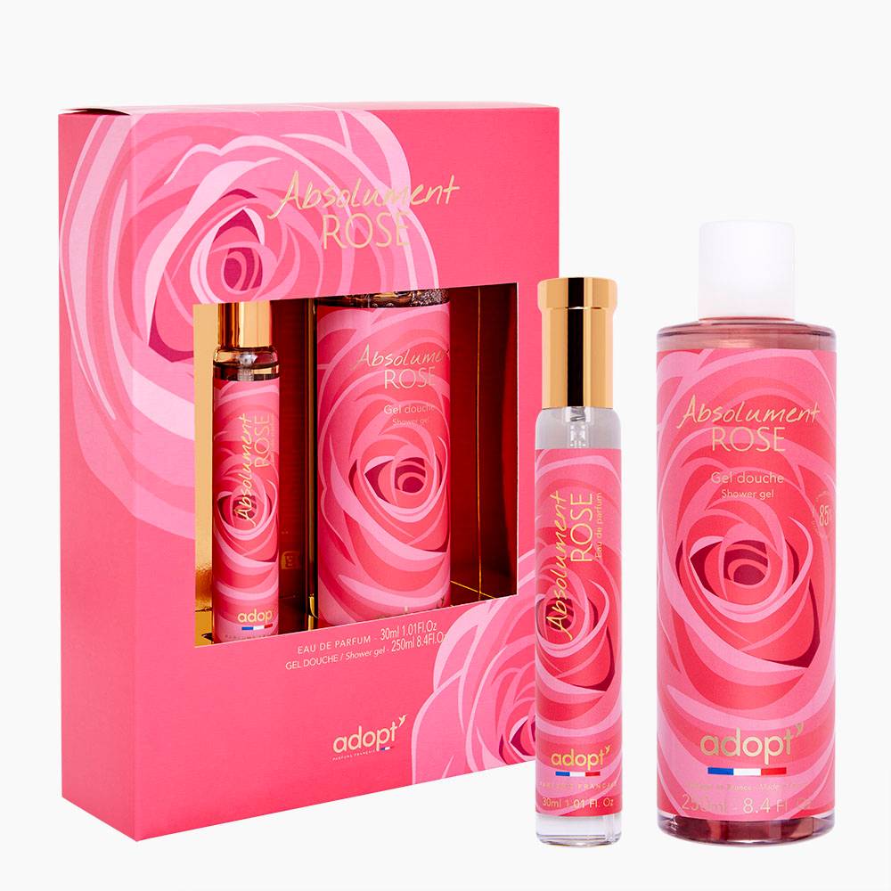 Absolument rose - Coffret eau de parfum 30 ml + gel douche 250 ml