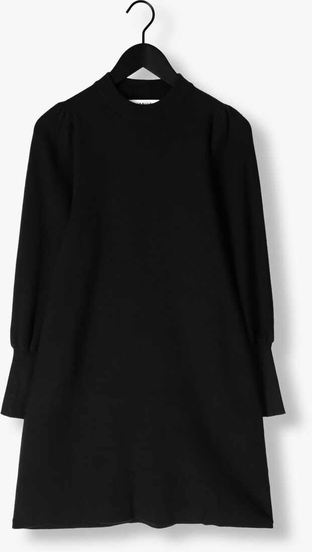 zwarte janice midi jurk clay