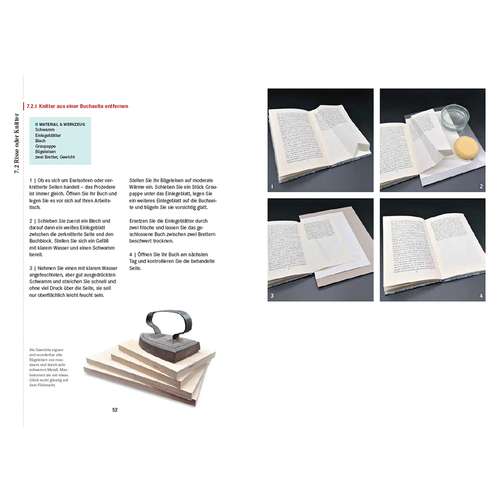 Bücher restaurieren - Reparatur und Pflege Schritt für Schritt.