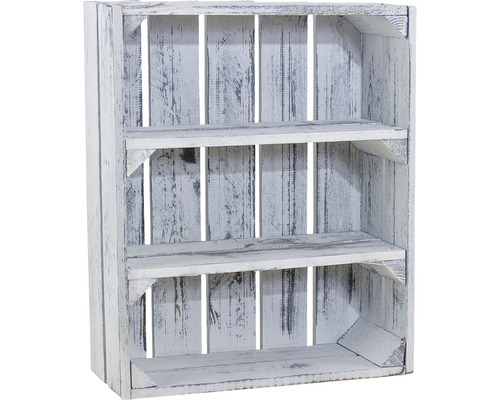 Plankdoos grijs 50x40x15 cm