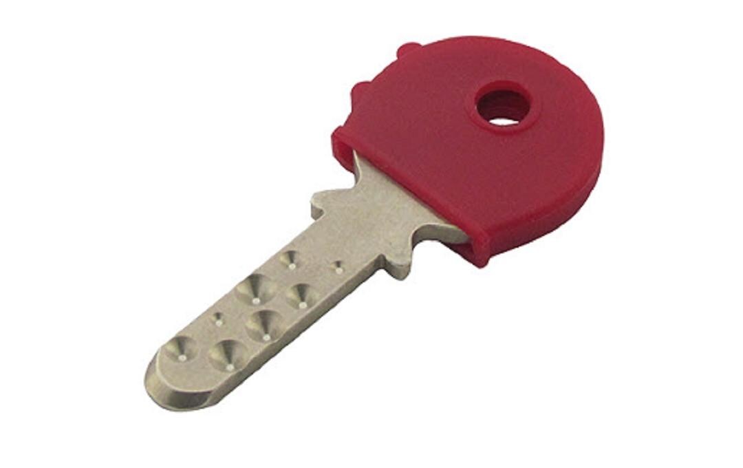 Schlüsselkappen 25 mm, 6 Stück, MehrfarbigFarbige Kappe für Schlüssel