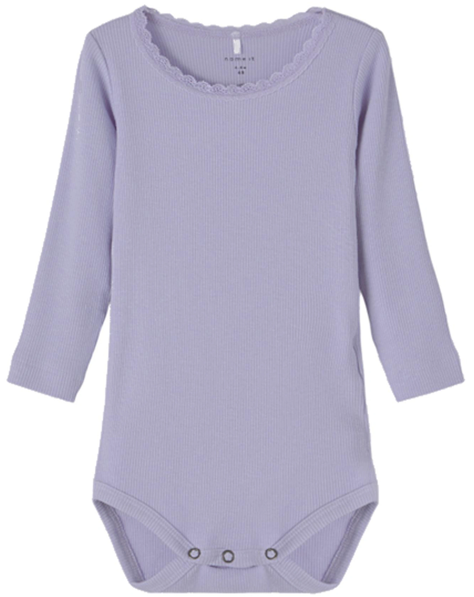 Langarmbody NBFKAB LS in heirloom lilac