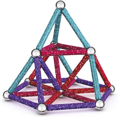 Geomag Byggesett 60 Deler, Glitter