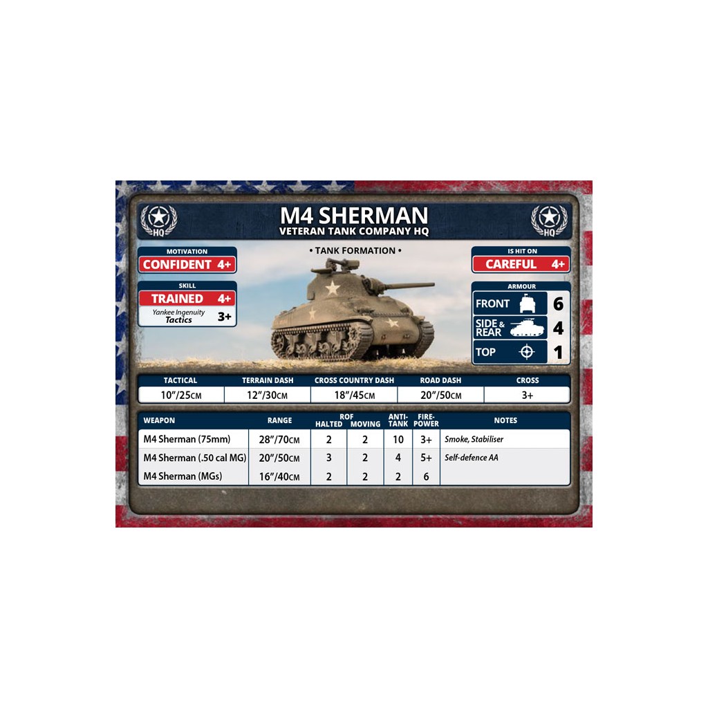 Flames of War - M4 Sherman Tank Platoon