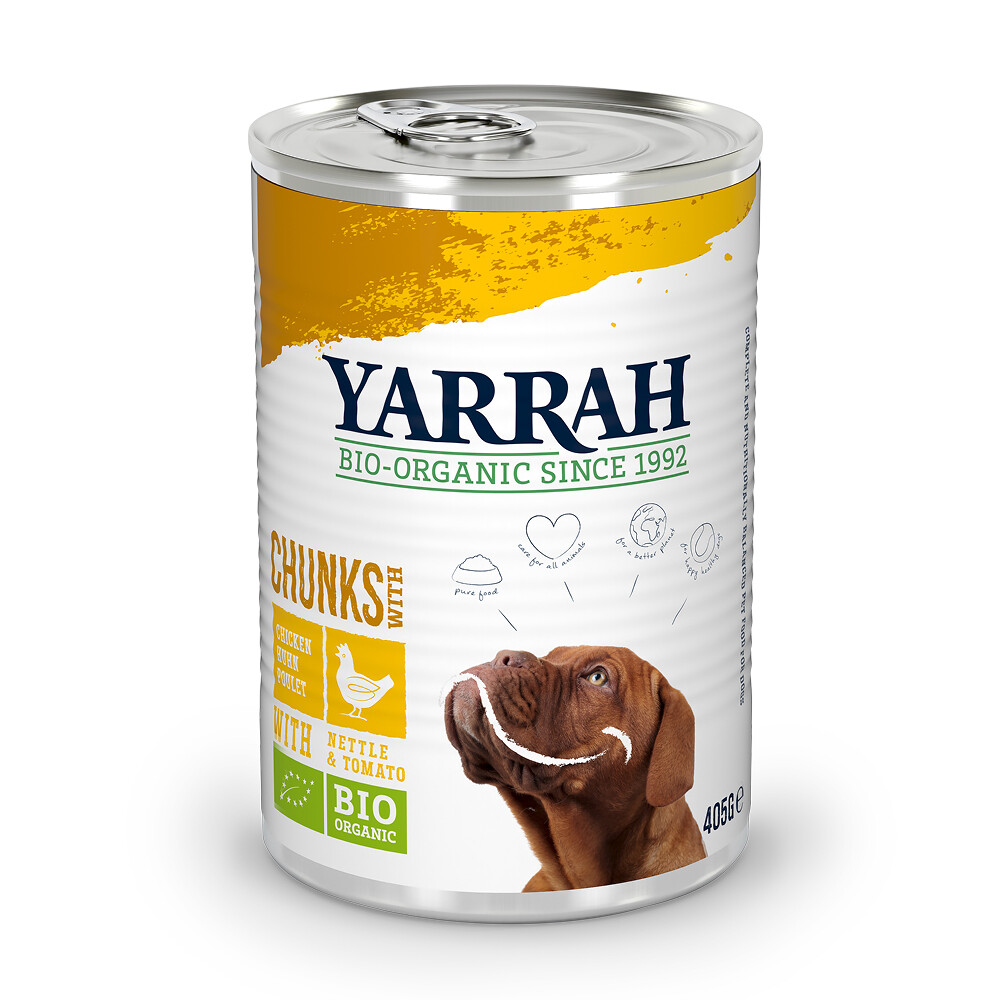 Yarrah Bio Hondenvoer Chunks Kip405 gr
