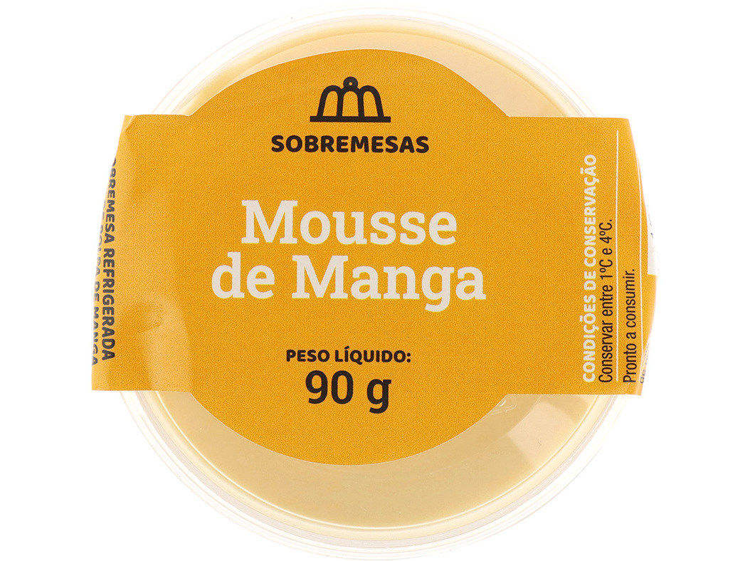 MOUSSE DE MANGA DOCE SABOR UN