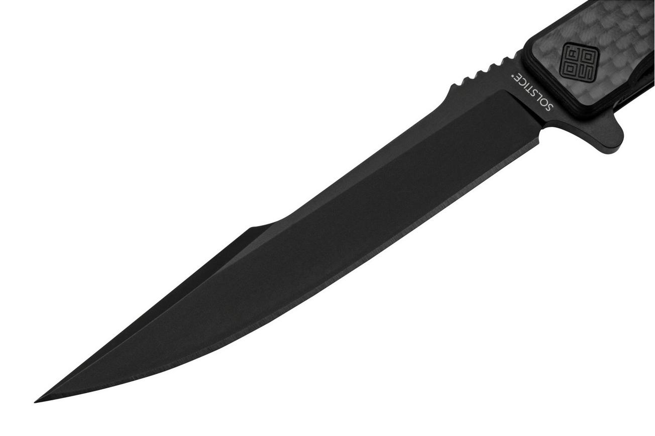 Ocaso Solstice 9HFB, S35VN Harpoon Black Carbon, zakmes