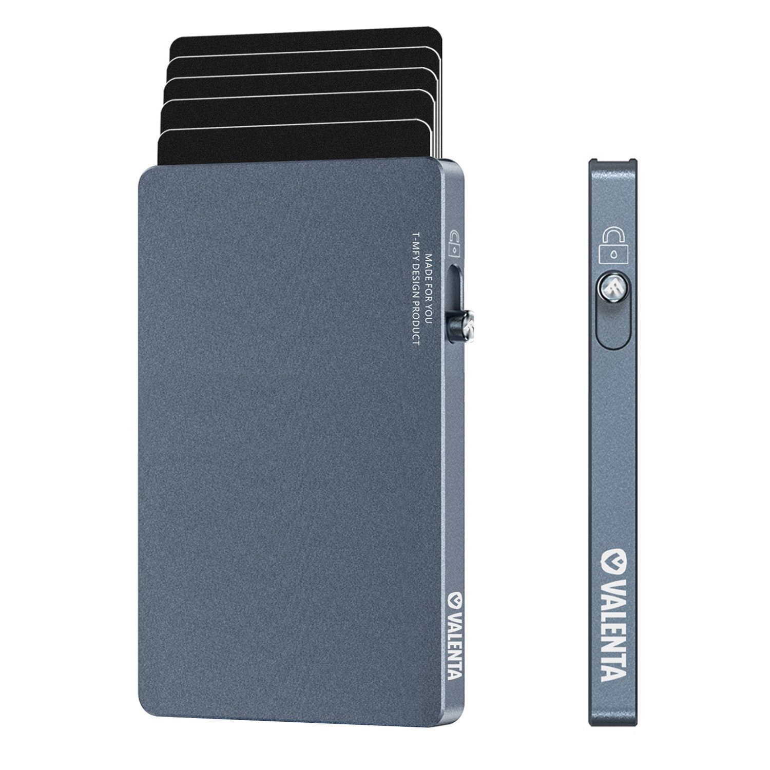 Valenta Cardprotector Aluminium Magsafe grey