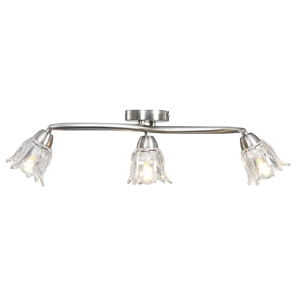 vidaXL - Plafondlamp - Transparent - Glas