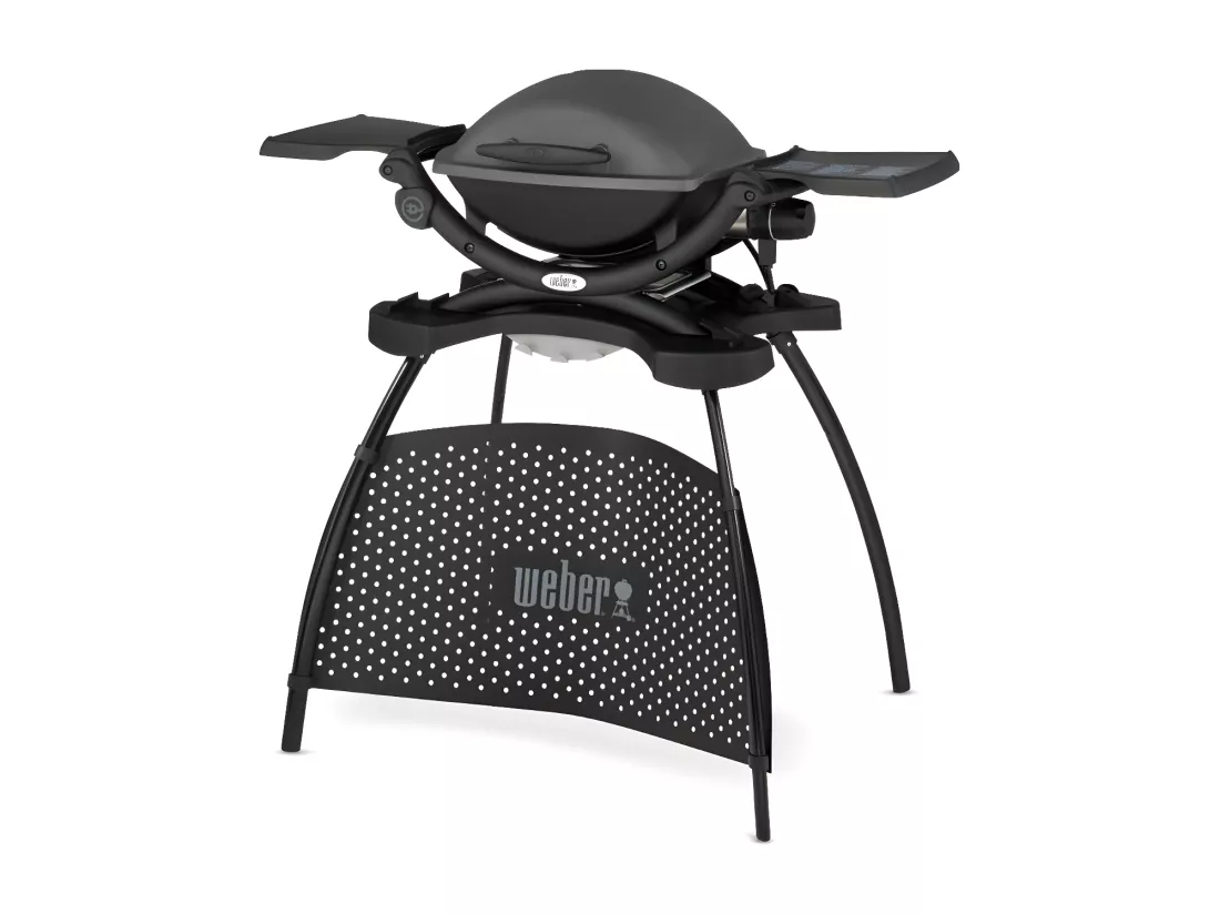 Weber Barbecue électrique sur pieds 2200w gris foncé - q1400stand