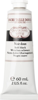 Charbonnel - Etching Ink - Tryksværte - Soft Black 60 ML