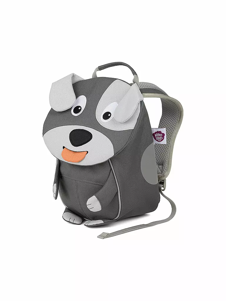 AFFENZAHN Kinder Rucksack Kleiner Freund - Hund grau