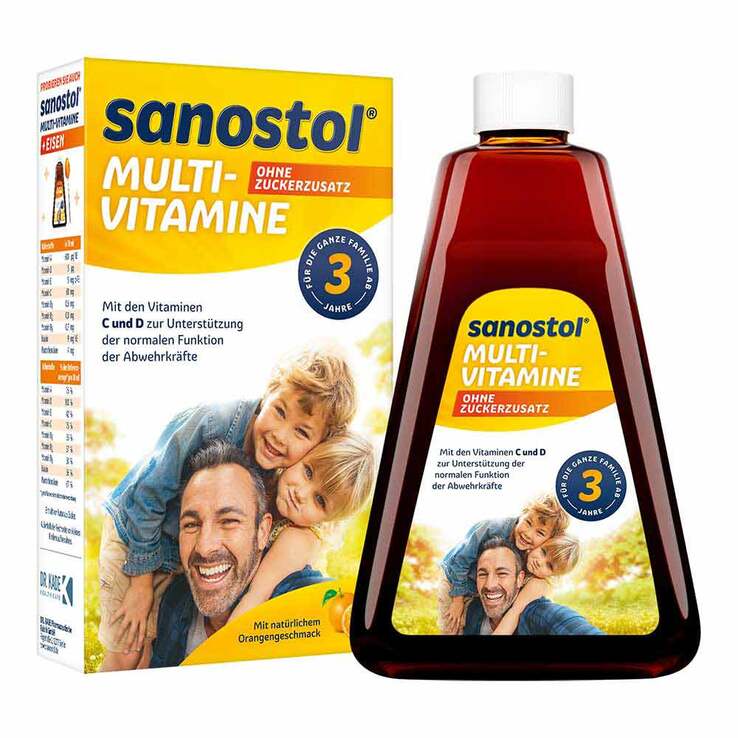 Sanostol ohne Zuckerzusatz , 230 ml