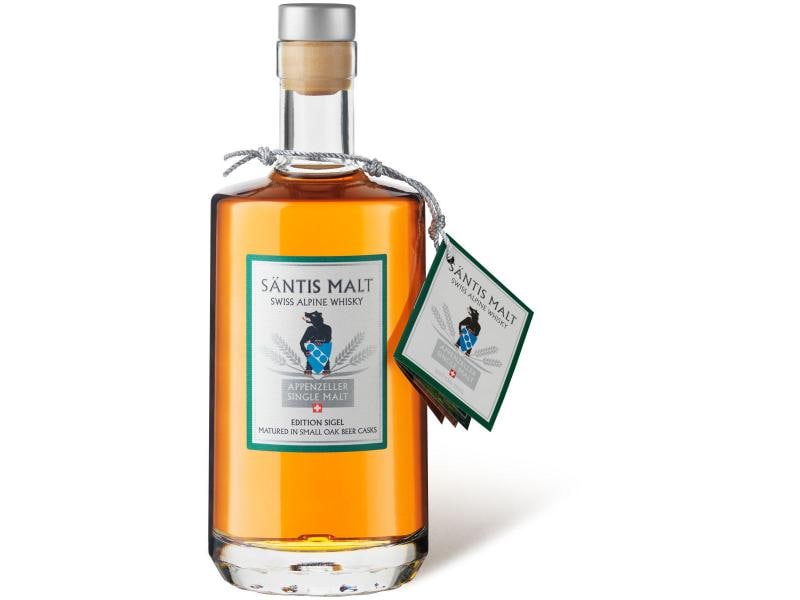 Säntis Malt Whisky Edition Sigel 0.5 l Schweizer Whisky im Eichbierfass gereift