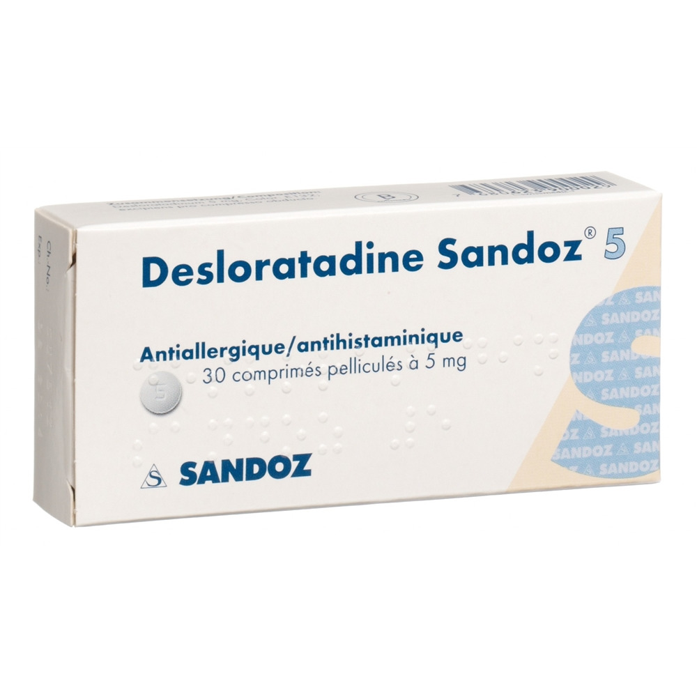 DESLORATADINE Sandoz Filmtabl 5 mg Blist 30 Stk