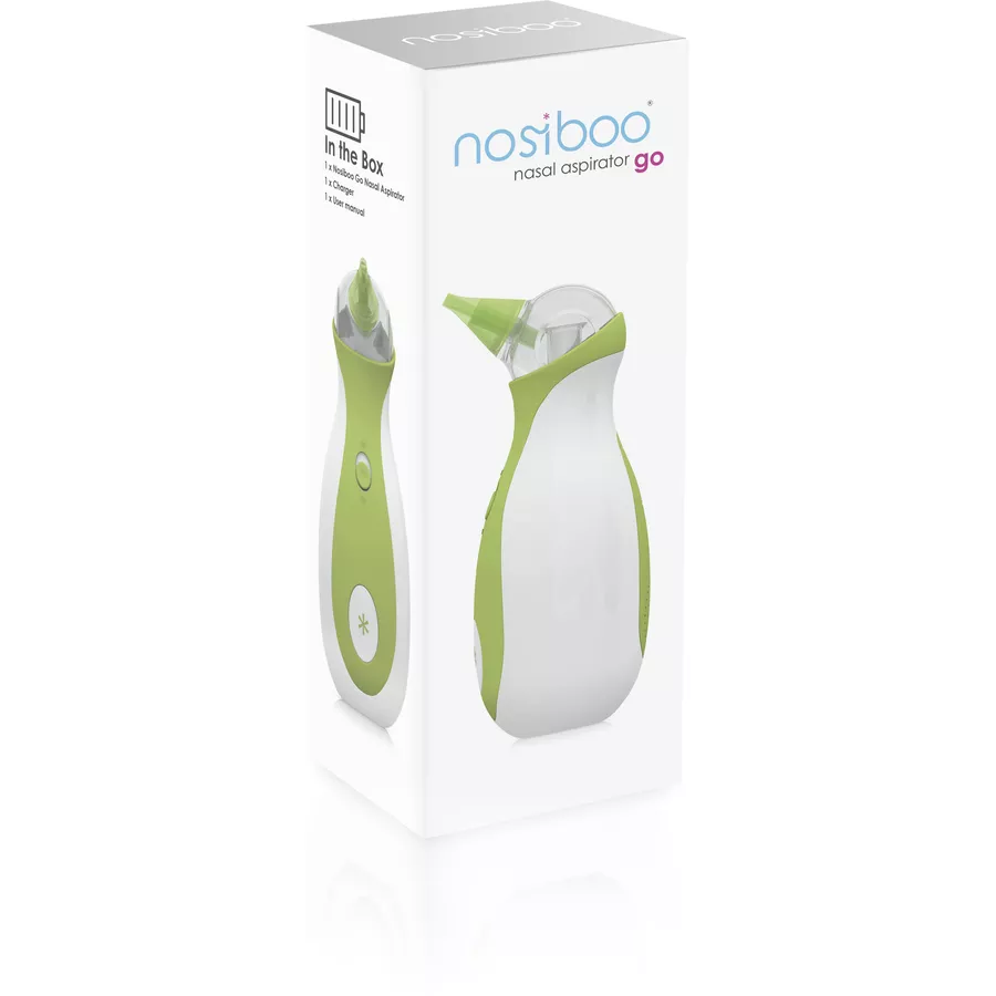 nosiboo® Nasensauger Go akkubetrieben grün, ab der Geburt