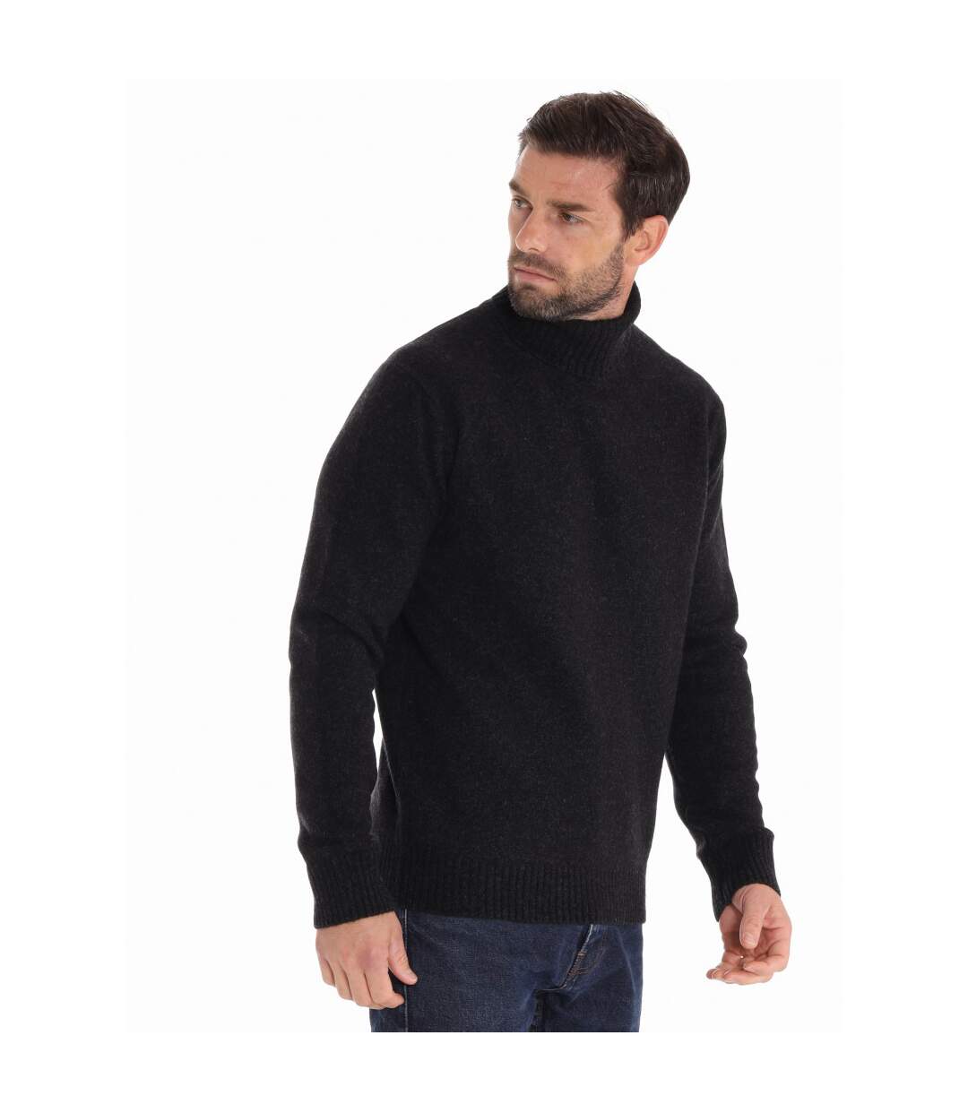 Pull col roulé chaud et doux
