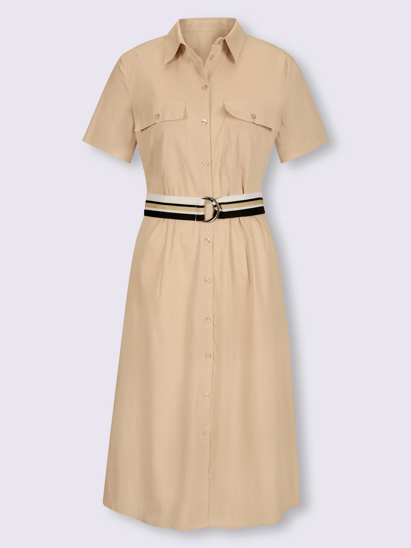 Robe-chemisier qualité tissée