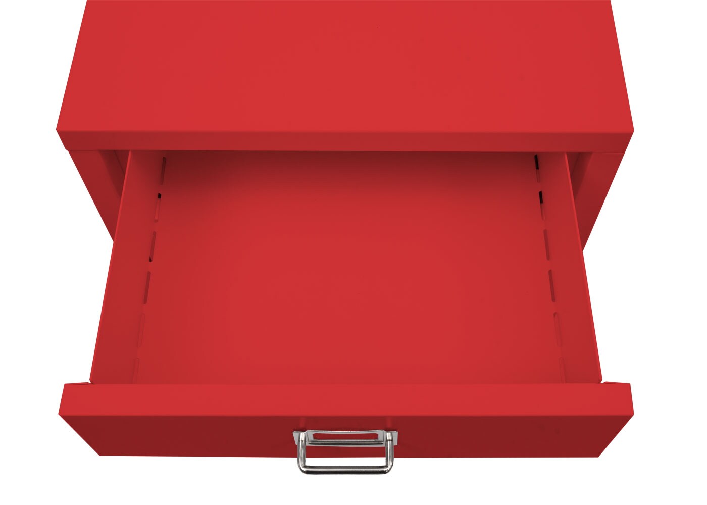Rollcontainer MCW-L49, Schubladenschrank Stahlschrank Aktenschrank, Metall 75x40x41cm 6 Schubladen ~ rot
