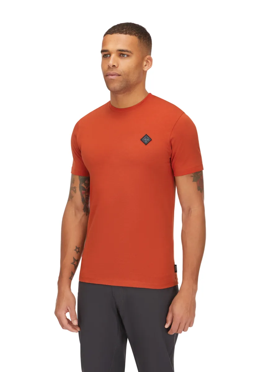 Rab Basecamp Logo Badge Tee Red Clay
