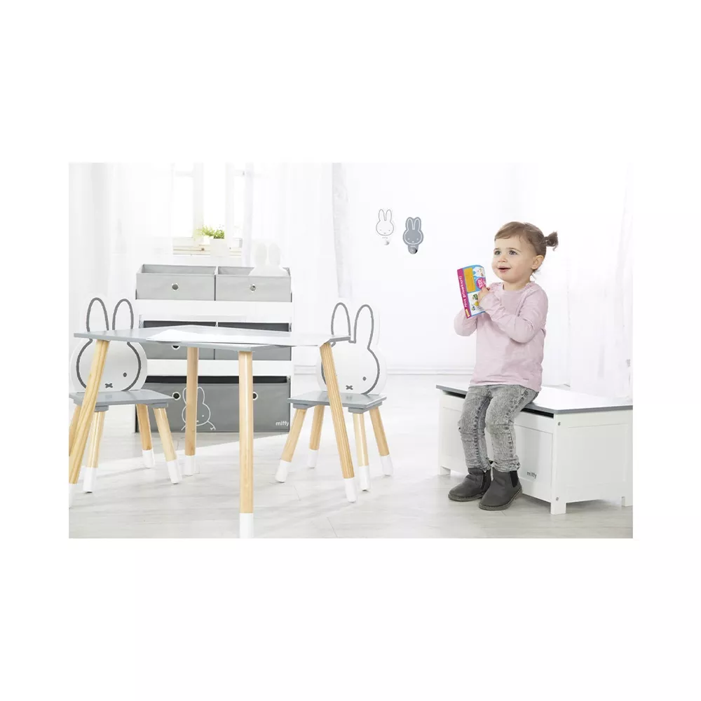 roba Spiel & Aufbewahrungsregal Miffy mit 5 Stoffboxen