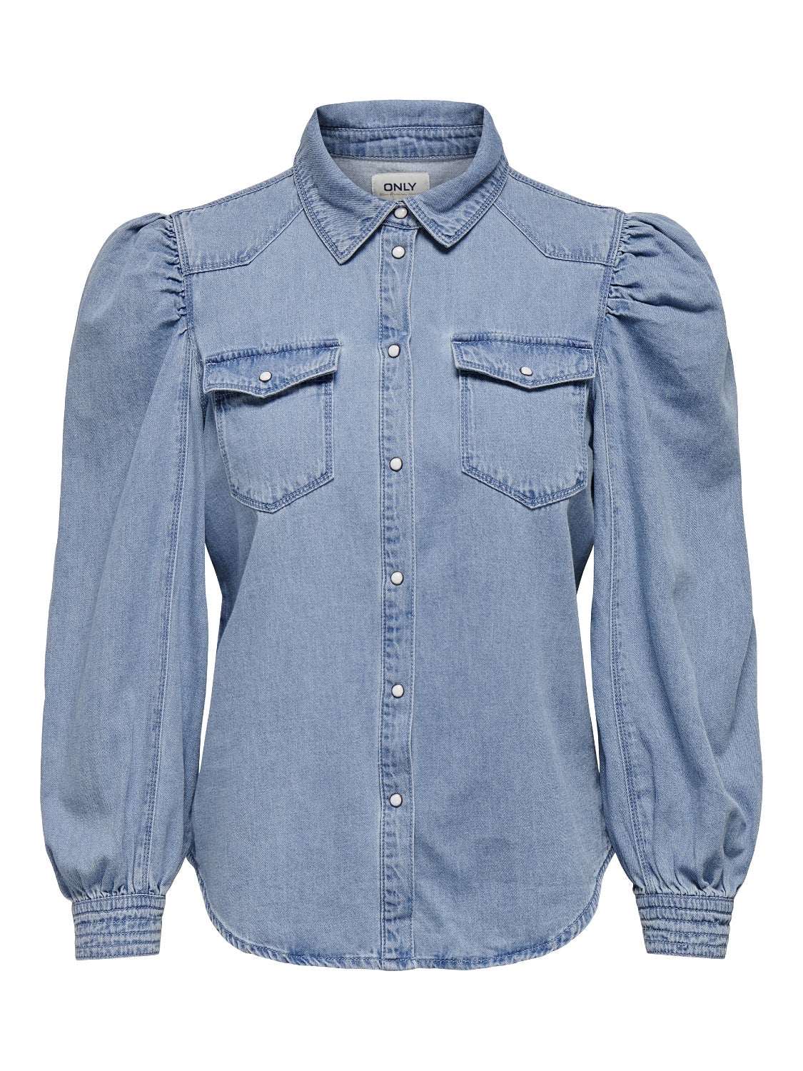 ONLMALLORY Jeanshemd Light Blue Denim