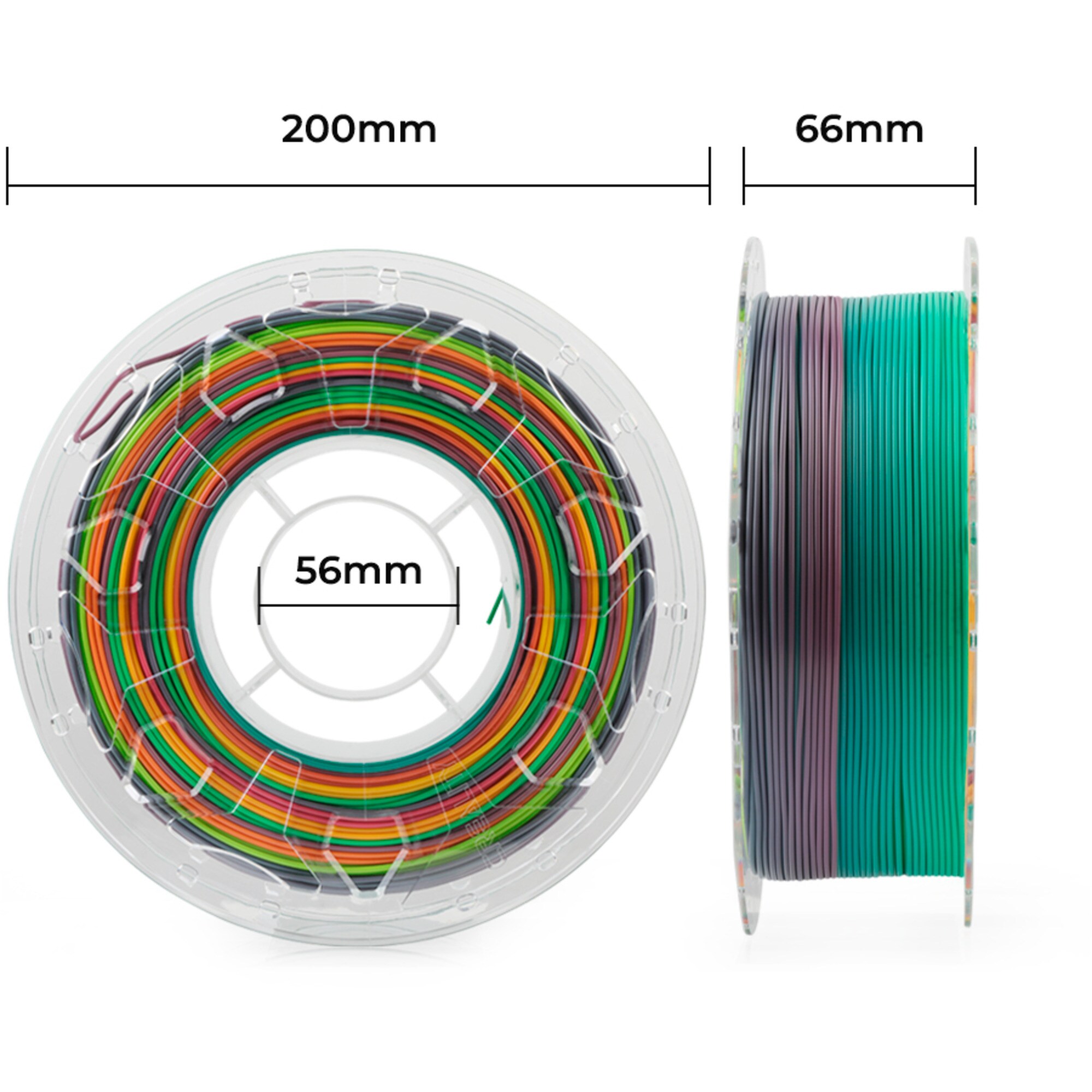 Creality 3D-Kartusche CR PLA Filament Rainbow