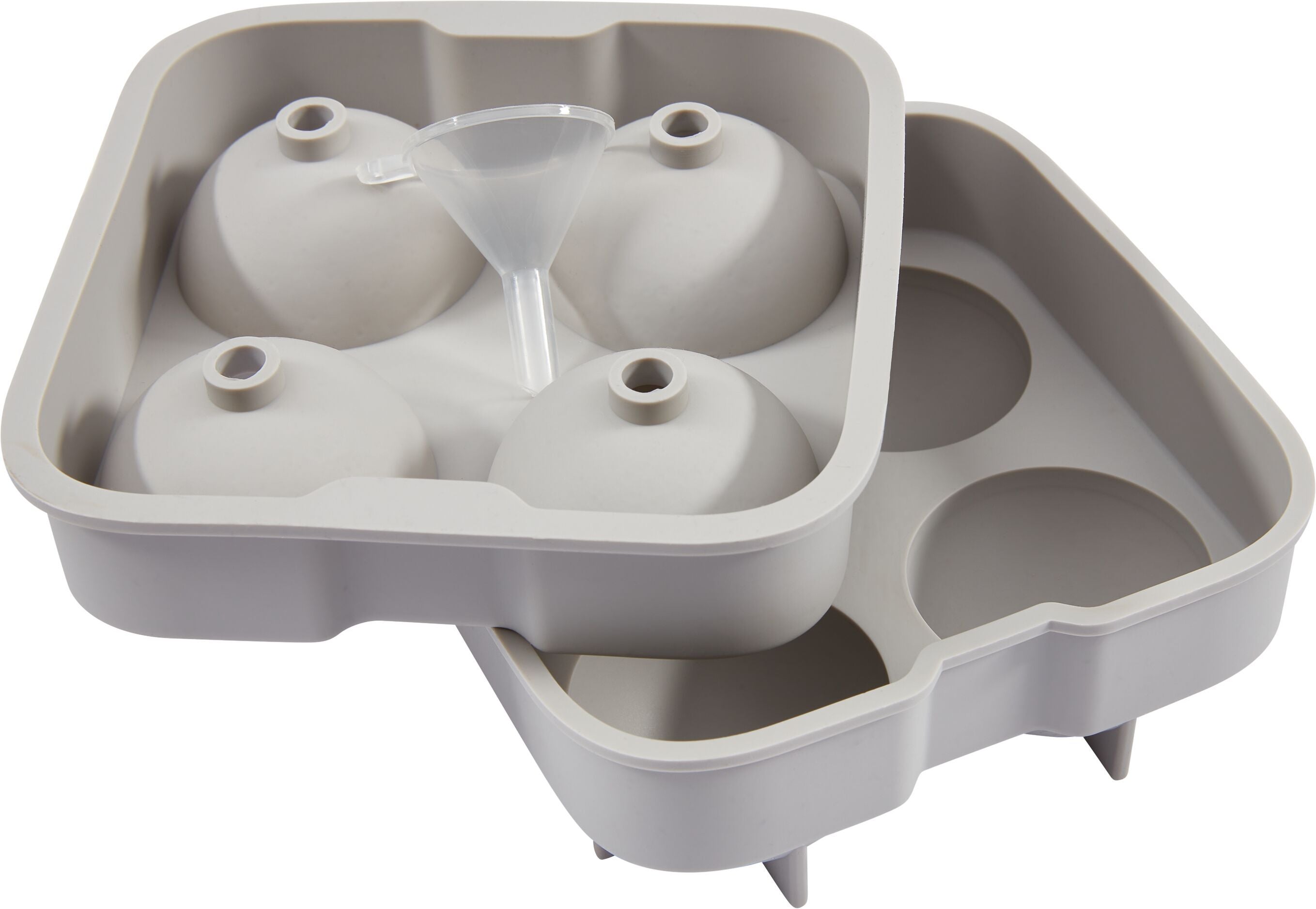 GIADA Eiswürfelform - Grau / B: 11.5 cm x T: 11.5 cm x H: 5.0 cm