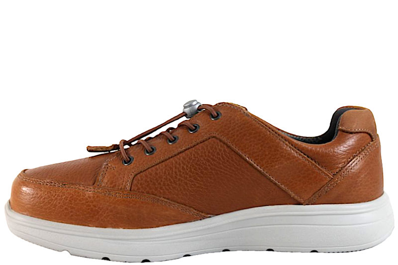 NEW FEET HERRESKO I BRUNT SKIND MED LETLUK