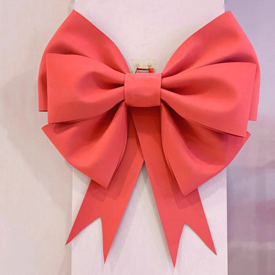(30x40cm) DIY Moosgummi Geschenk Schleife Grosse Weihnachts Deko Bastel Masche - Rot