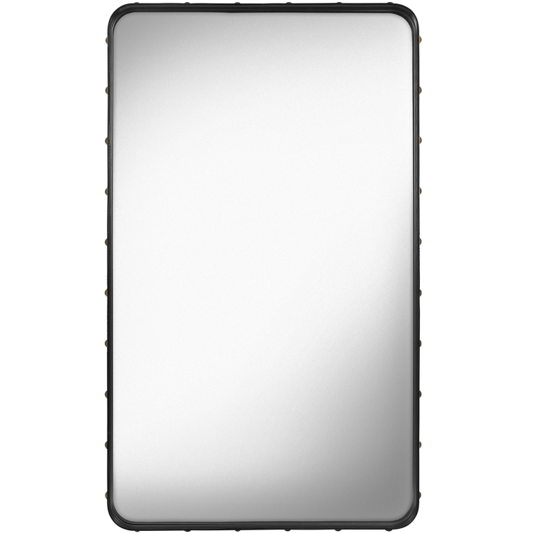 Gubi Adnet Rectangulaire spiegel M zwart