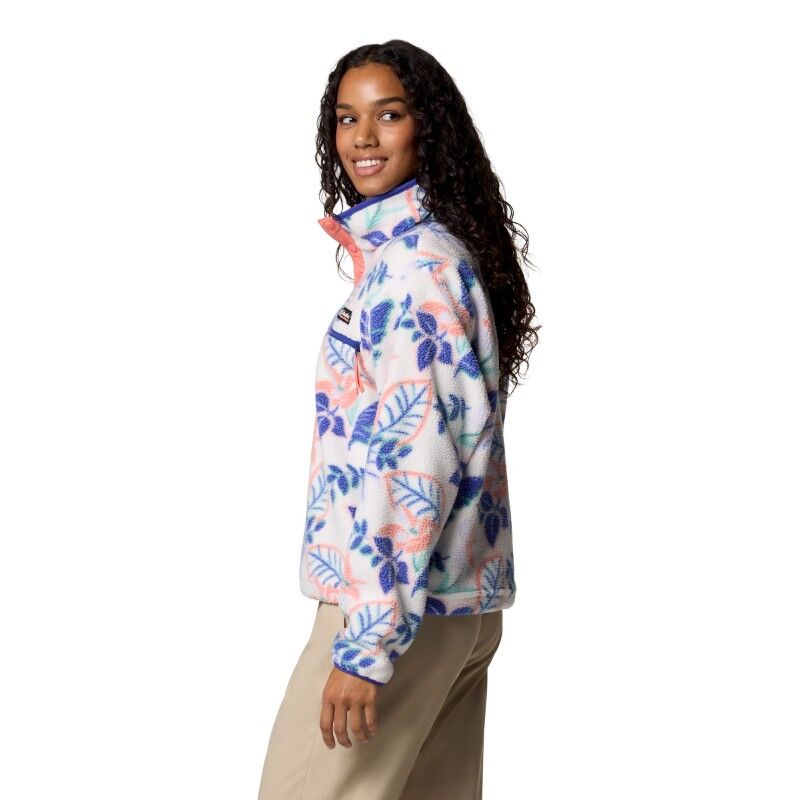 Helvetia II Printed Cropped Half Snap - Polaire femme