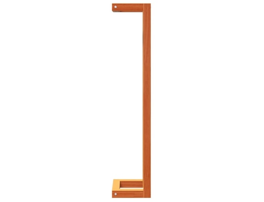 VIDAXL - Porte serviette Porte-serviette marron cire 23x18x90 cm bois de pin massif