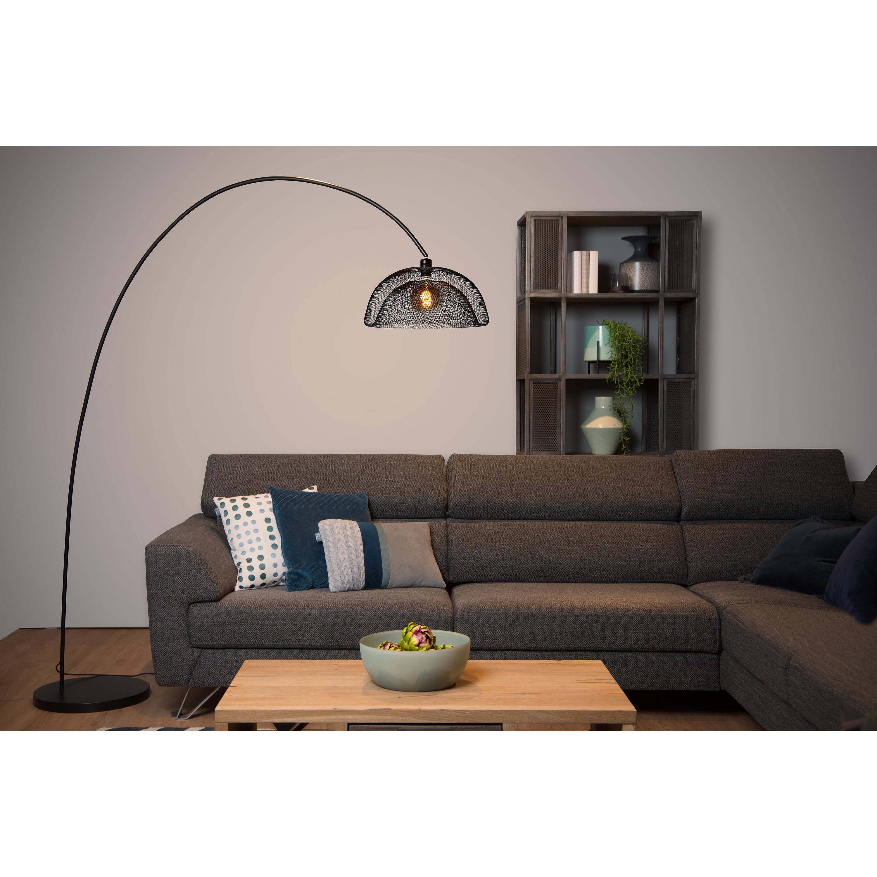 LucideÂ MESHÂ VloerlampÂ -Â Zwart