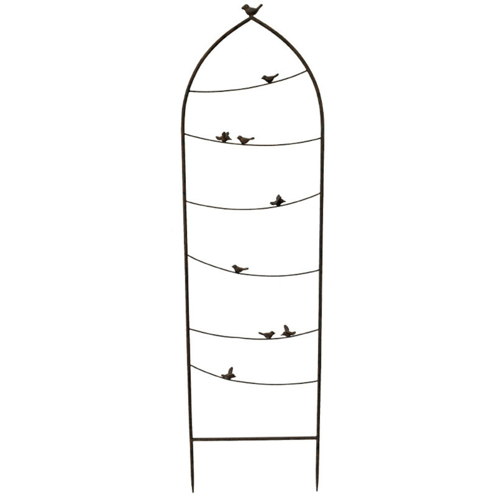 Treillage jardin fer oiseaux 41x149cm