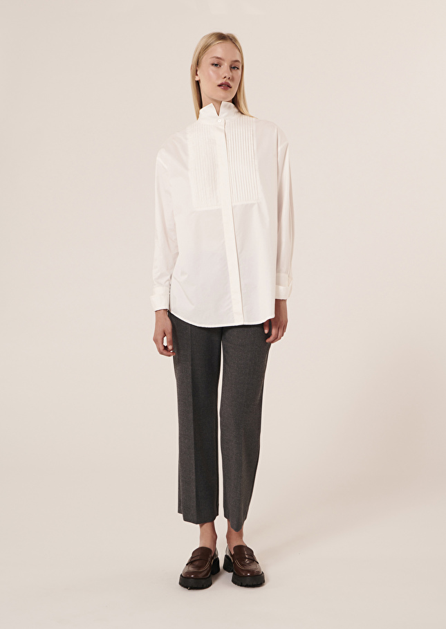 Chemise Carlinablanche en popeline
