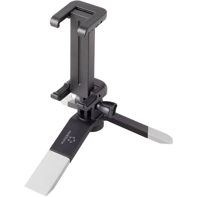 Renkforce Ministativ Sort, Hvid inkl. smartphoneholder