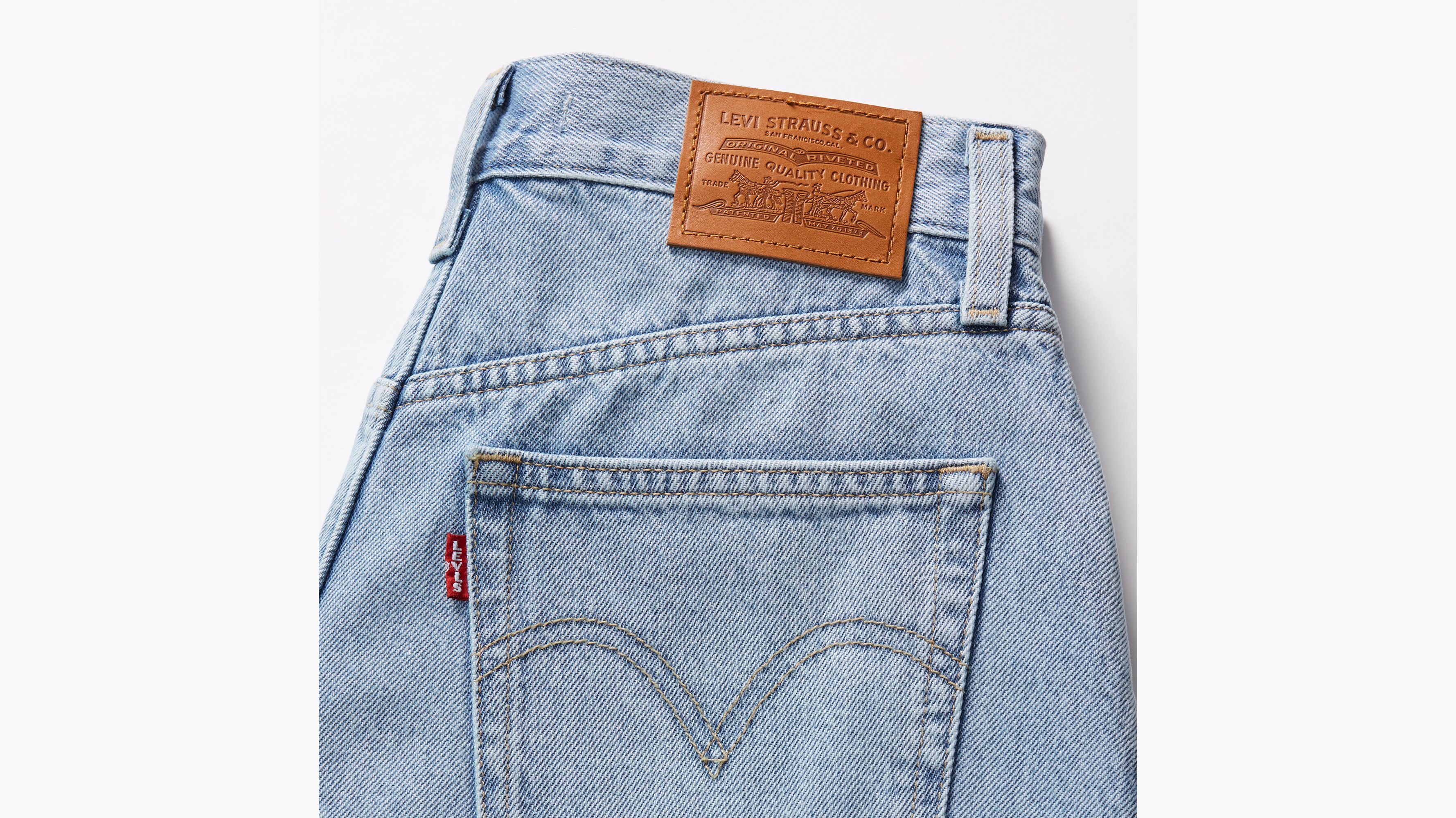 Short Baggy taille haute - Far And Wide Short - Bleu