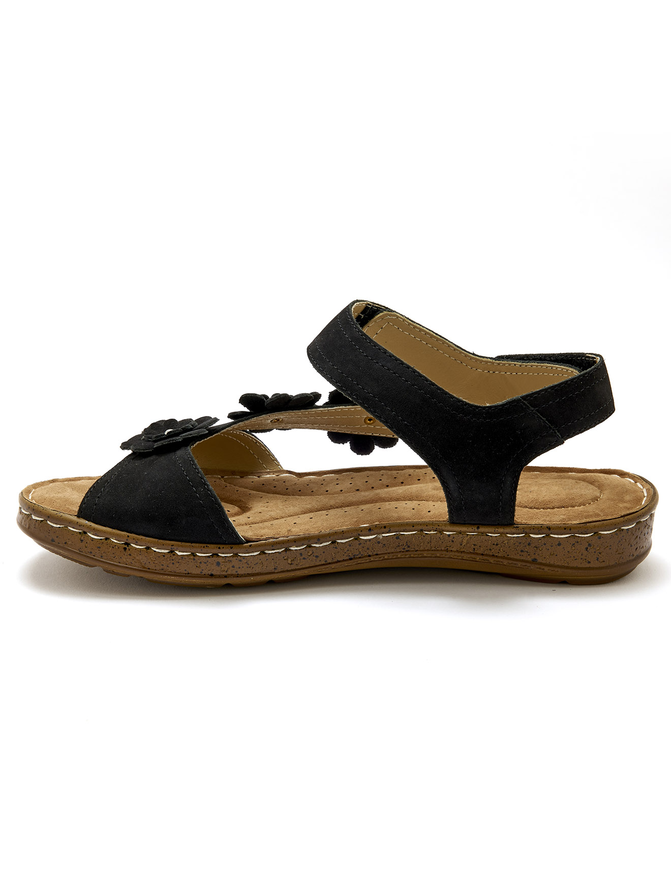 Sandales avec scratchs à la cheville