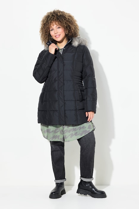 HYPRAR Funktions-Steppjacke, wasserabweisend, Kapuze