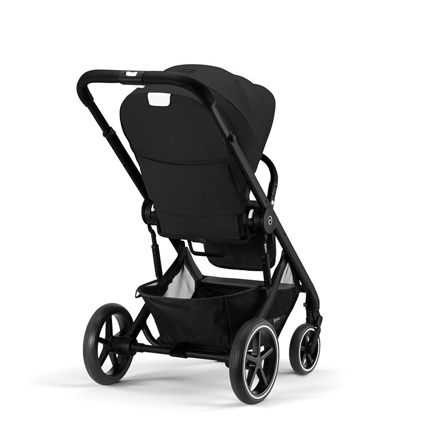 Poussette Balios S Lux 2023 - Châssis Noir / Siège Moon Black - Ecru