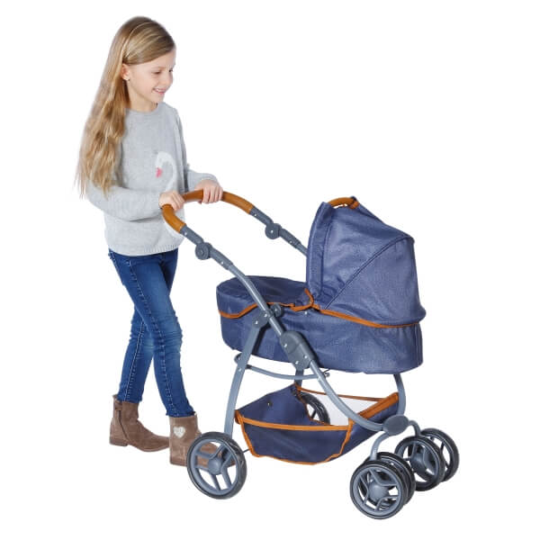Puppenwagen Coco - dark blue