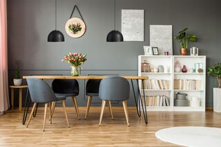 GLOBO Retrofit Pendelleuchte Hermi I 40x120 cm schwarz