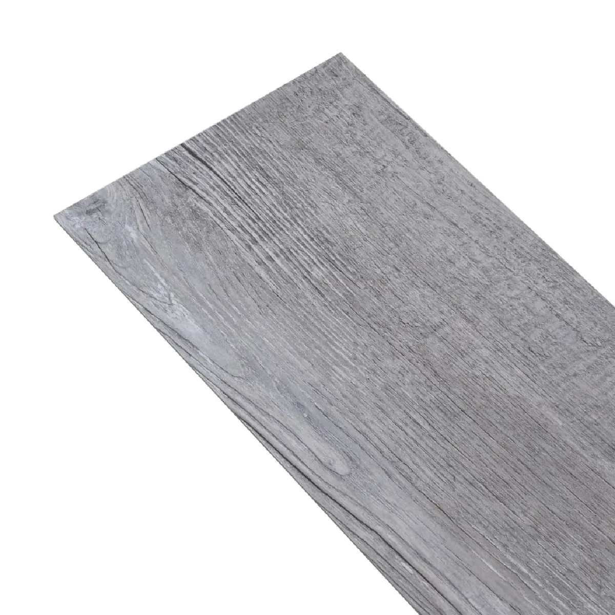 vidaXL Dalles de plancher PVC 5,02 m² autoadhésif gris bois mat