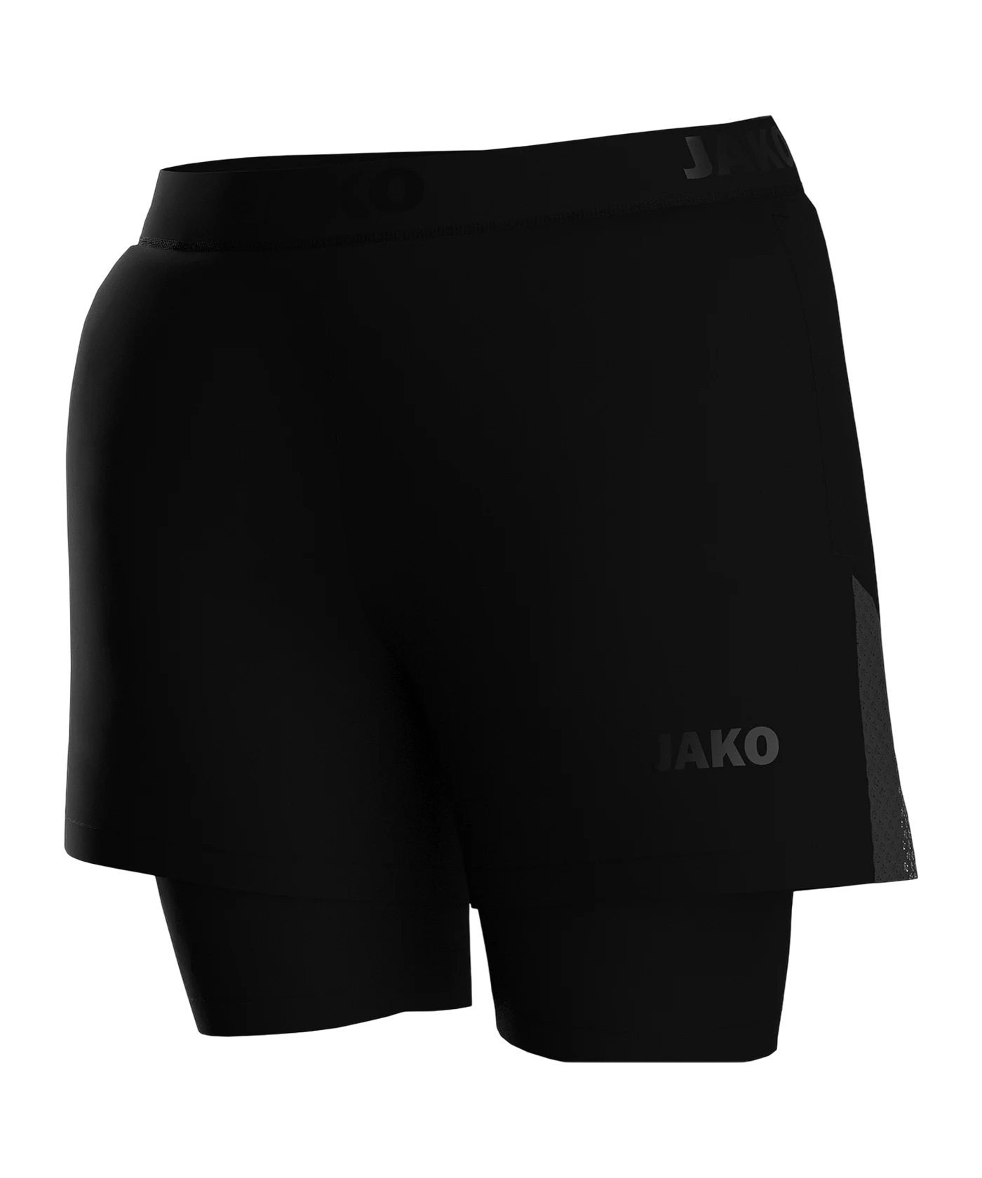 JAKO Power 2in1 Short Damen Schwarz F800