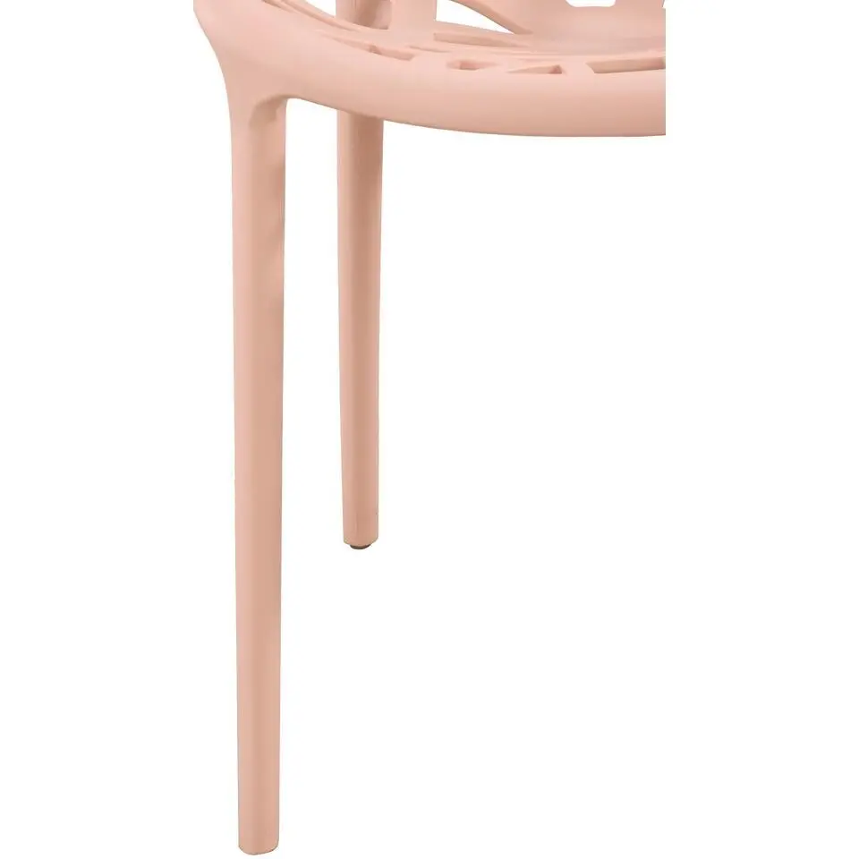 CLP Set van 2 Tuinstoel Hope Kunststof - roze