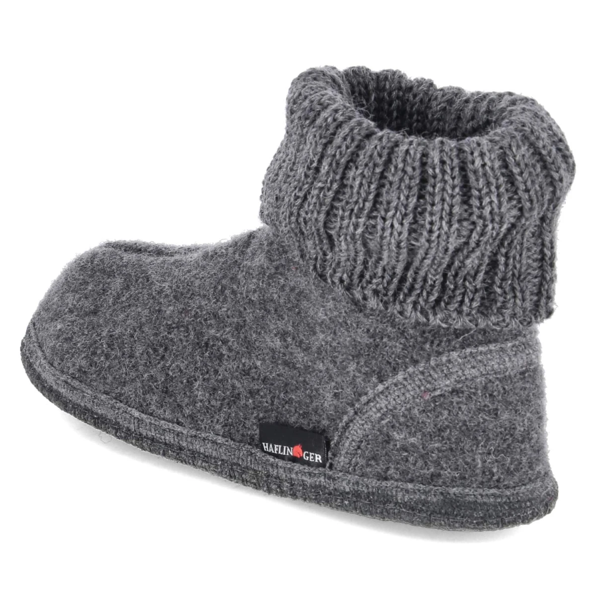 HaflingerHüttenschuh KARL - anthrazit