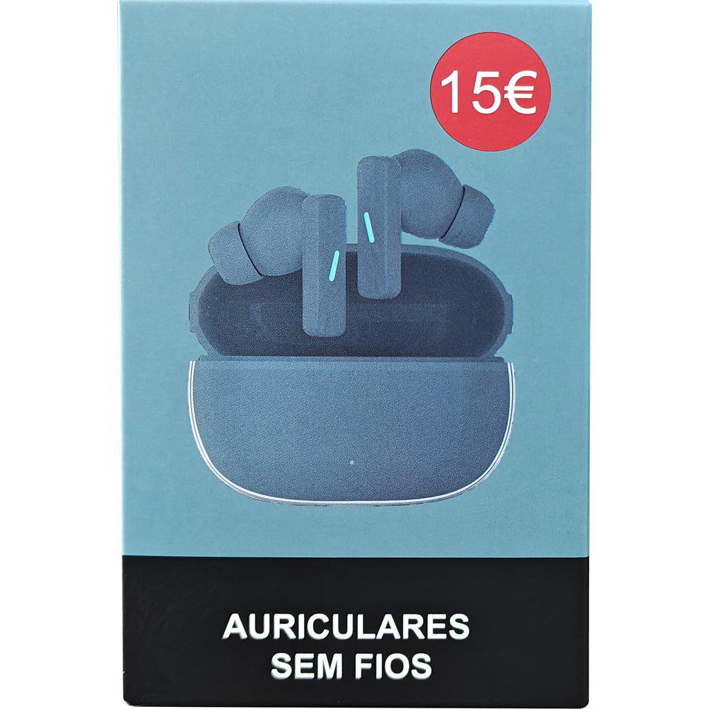 Auriculares Sem Fios Azul Fusion