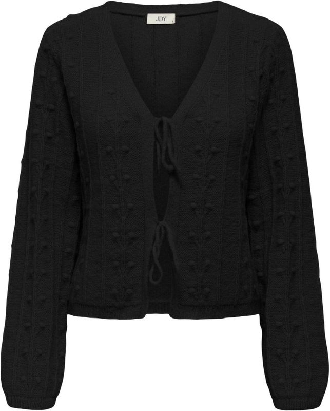 Jacqueline de Yong - Jdysigrid Life Tie Cardigan - Zwart - Vest