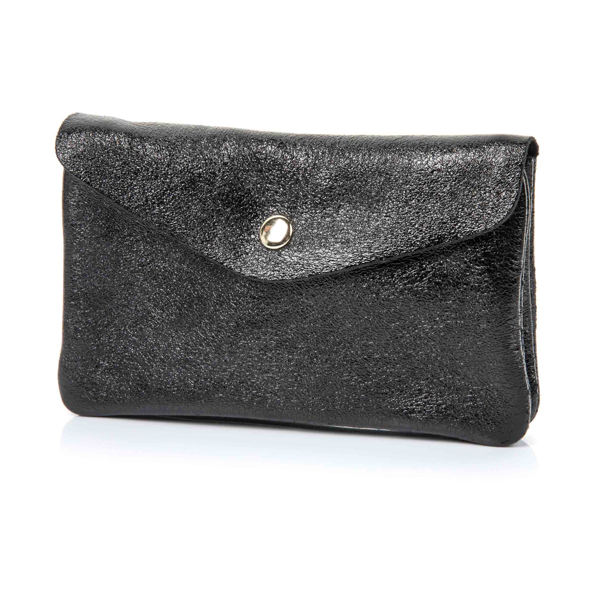 Petite maroquinerie en cuir noir
